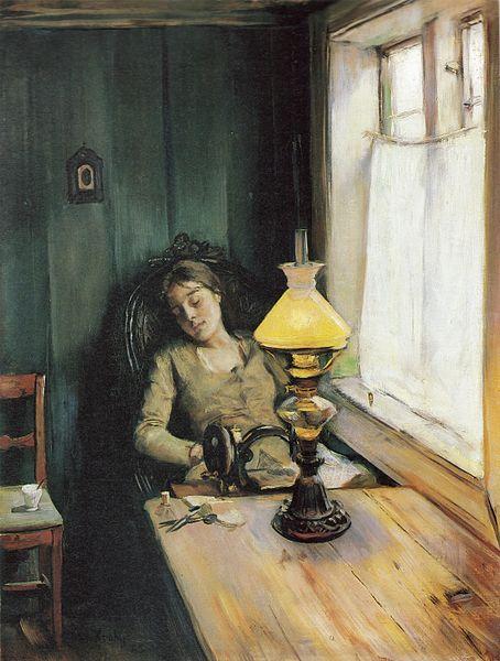 Christian Krohg Trett (Morgenstemning) oil painting picture